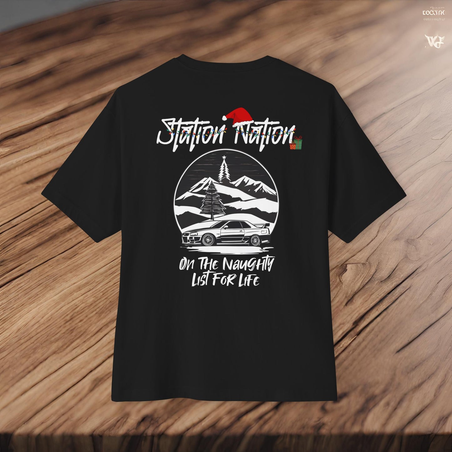 🎄 Christmas Limited Edition Station Nation-Premium, Ultra Soft Unisex Oversized Boxy Tee Printify by The Night Shift Automotive Apparel