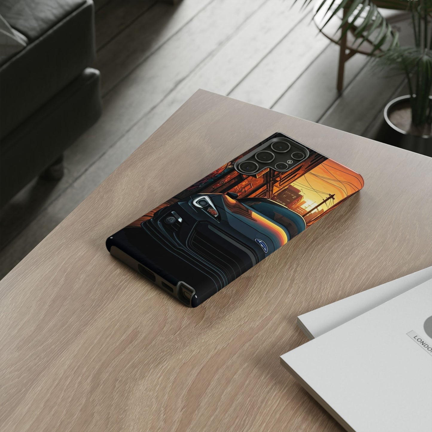 Subaru BRZ Street Life-Dual Layer Ultra Tough Phone Case Samsung Galaxy S22 Ultra Glossy Printify by The Night Shift Automotive Apparel