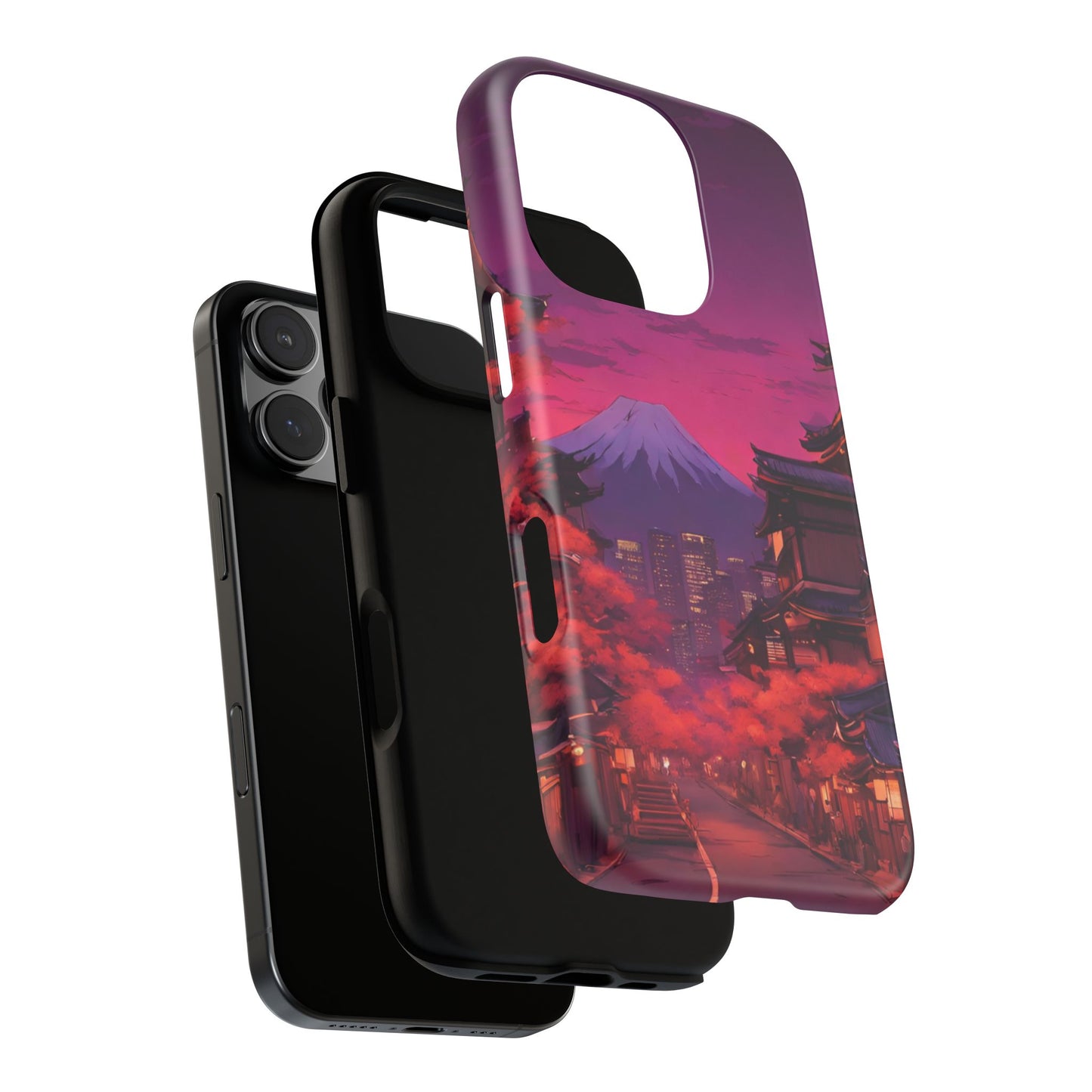 Traditional Japanese Village Countryside-Dual Layer Ultra Tough Phone Case Printify by The Night Shift Automotive Apparel