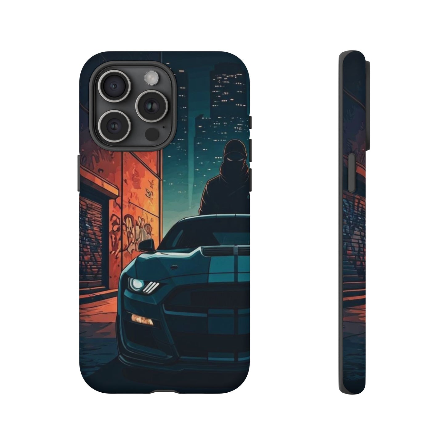 Ford Mustang Shelby GT350 Street Life-Dual Layer Ultra Tough Phone Case Printify by The Night Shift Automotive Apparel