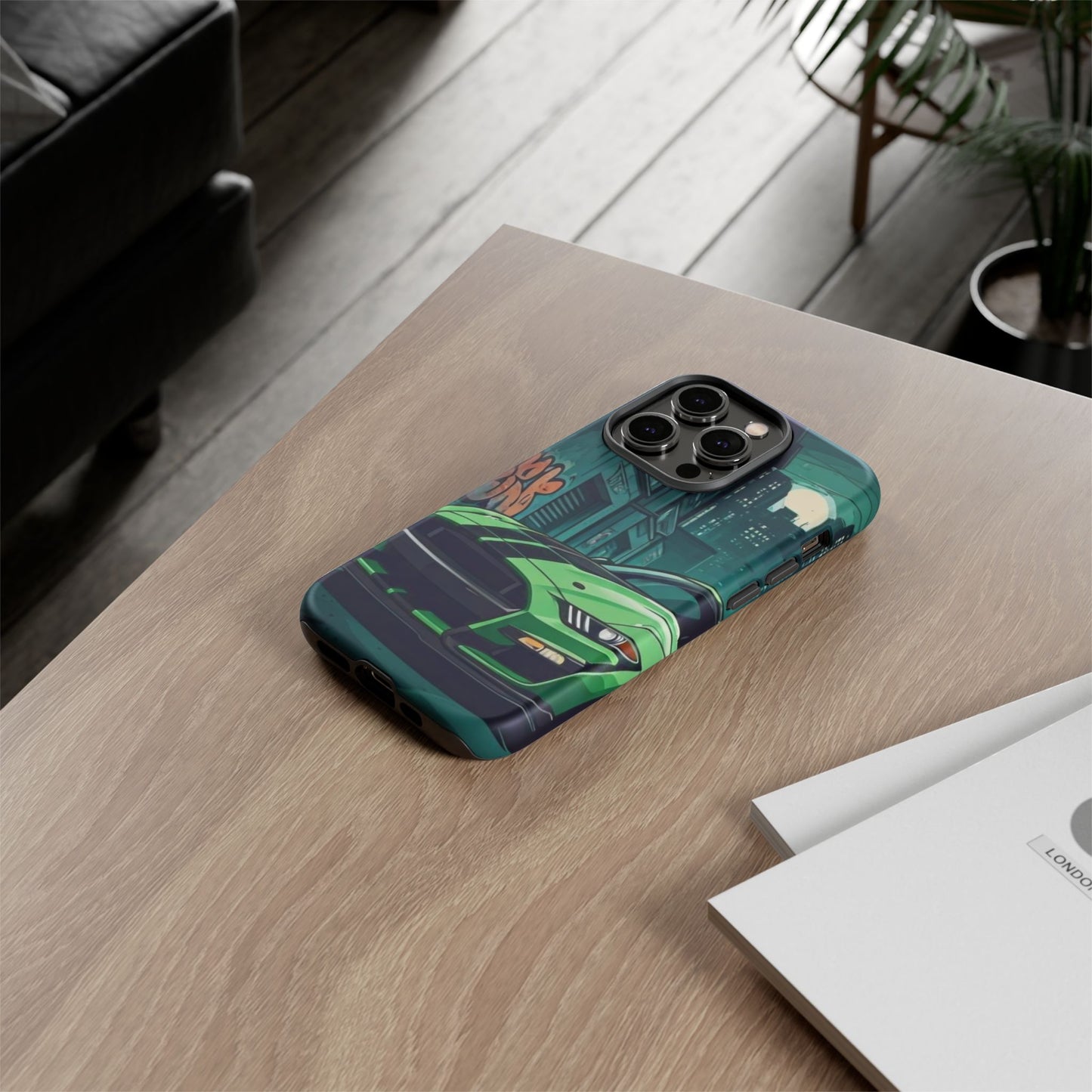Ford Mustang Shelby GT500 Street Life-Dual Layer Ultra Tough Phone Case iPhone 14 Pro Matte Printify by The Night Shift Automotive Apparel