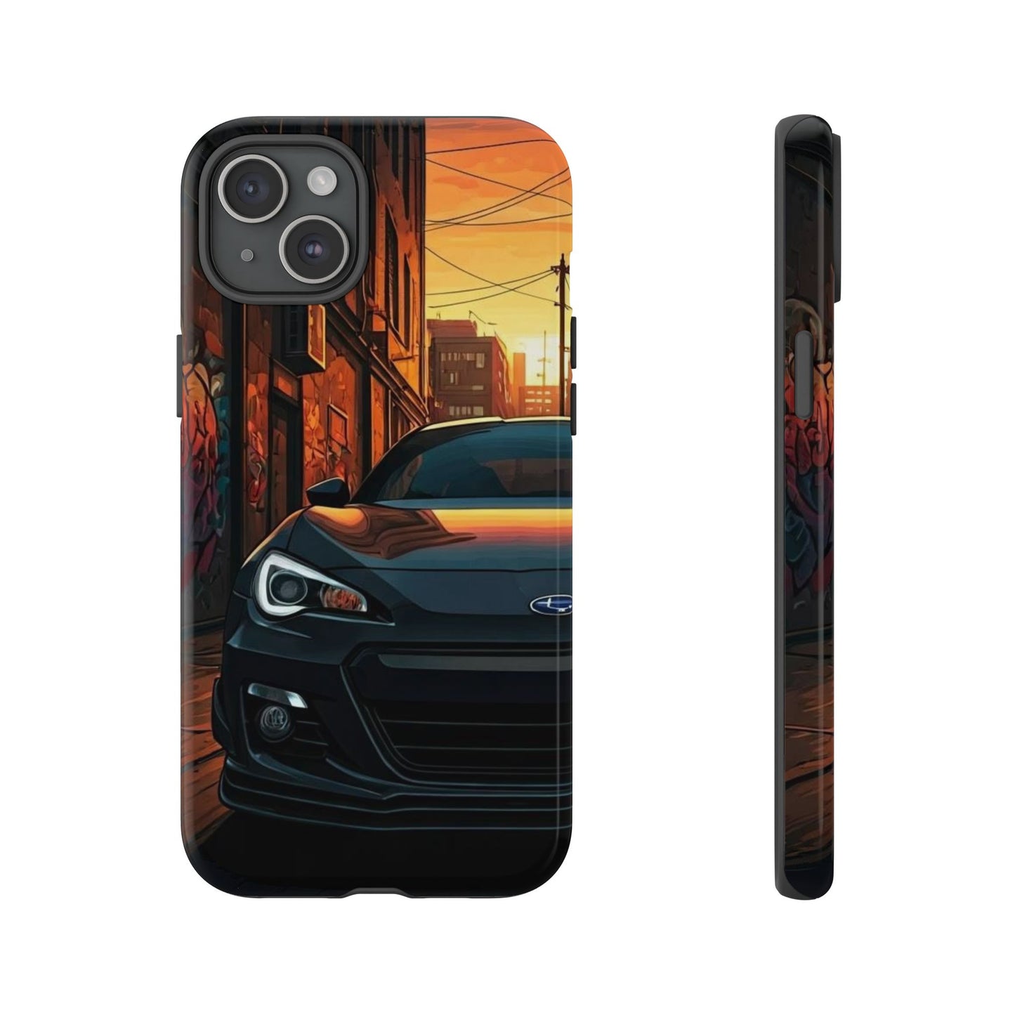 Subaru BRZ Street Life-Dual Layer Ultra Tough Phone Case Printify by The Night Shift Automotive Apparel