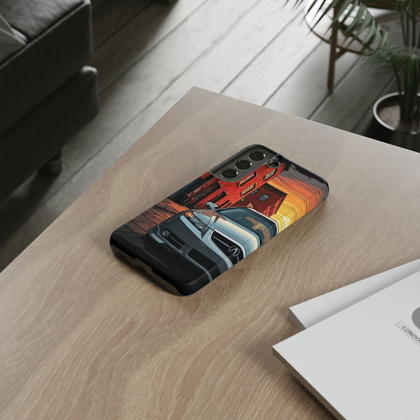 Acura TL Street Life-Dual Layer Ultra Tough Phone Case Samsung Galaxy S22 Matte Printify by The Night Shift Automotive Apparel