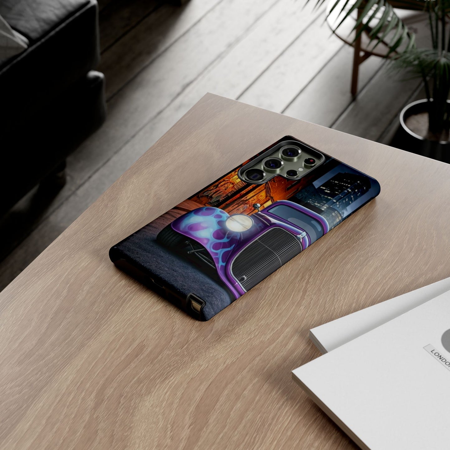 1934 Ford Street Life-Dual Layer Ultra Tough Phone Case Samsung Galaxy S23 Ultra Glossy Printify by The Night Shift Automotive Apparel