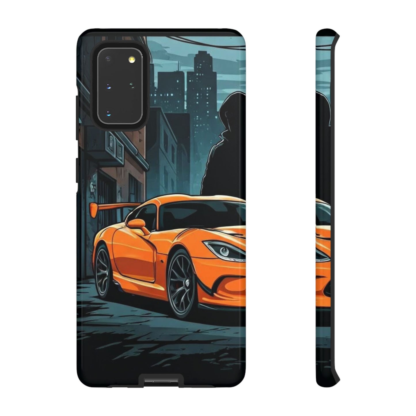 Dodge Viper SRT-10 Street Life-Dual Layer Ultra Tough Phone Case Samsung Galaxy S20+ Glossy Printify by The Night Shift Automotive Apparel