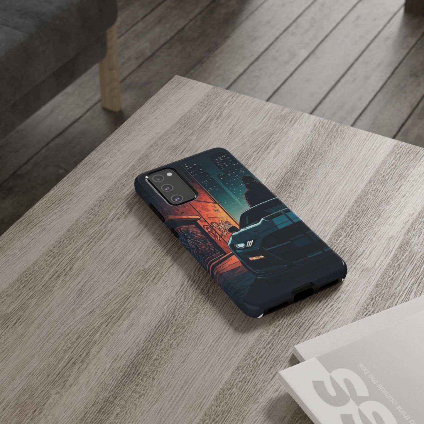 Ford Mustang Shelby GT350 Street Life-Dual Layer Ultra Tough Phone Case Samsung Galaxy S20 FE Glossy Printify by The Night Shift Automotive Apparel