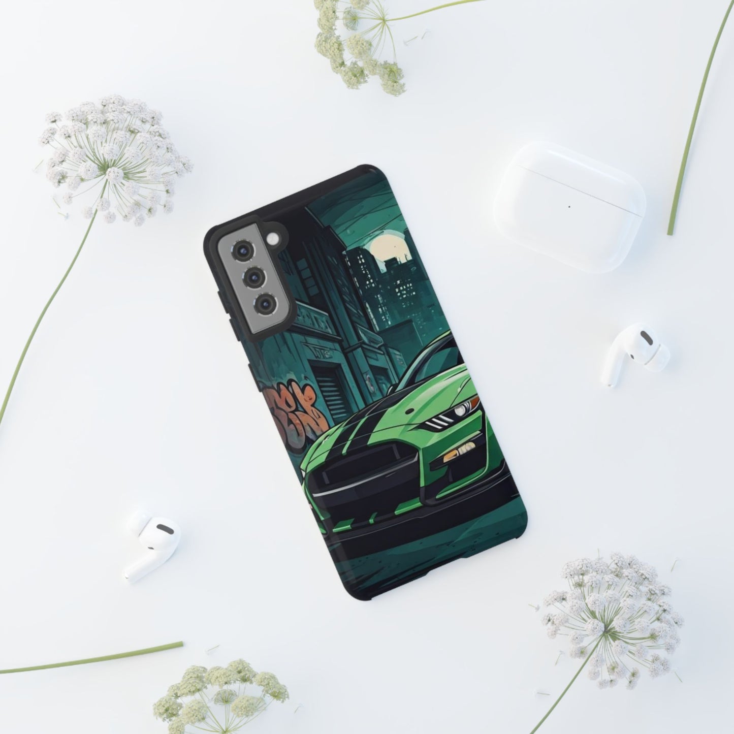 Ford Mustang Shelby GT500 Street Life-Dual Layer Ultra Tough Phone Case Printify by The Night Shift Automotive Apparel