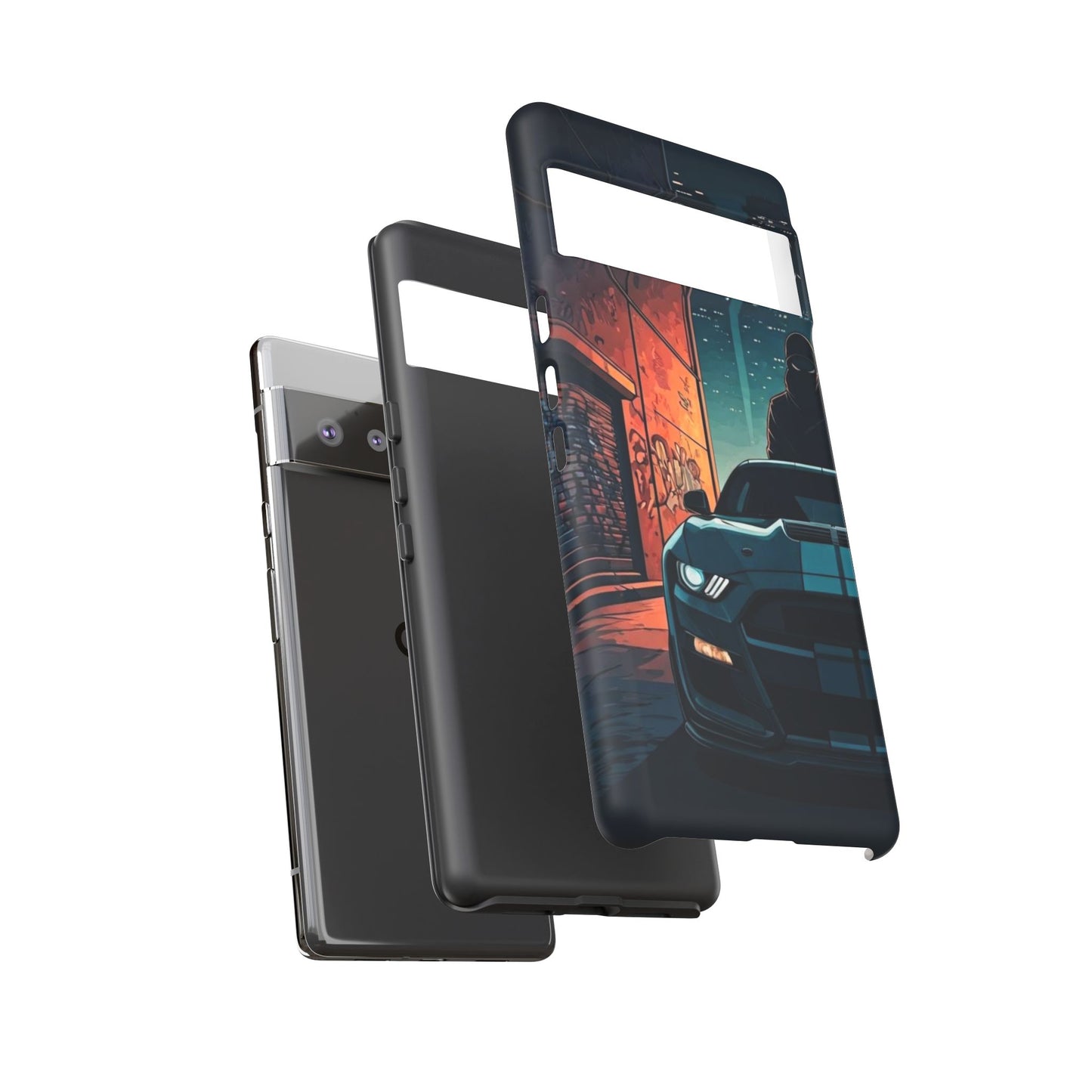 Ford Mustang Shelby GT350 Street Life-Dual Layer Ultra Tough Phone Case Printify by The Night Shift Automotive Apparel