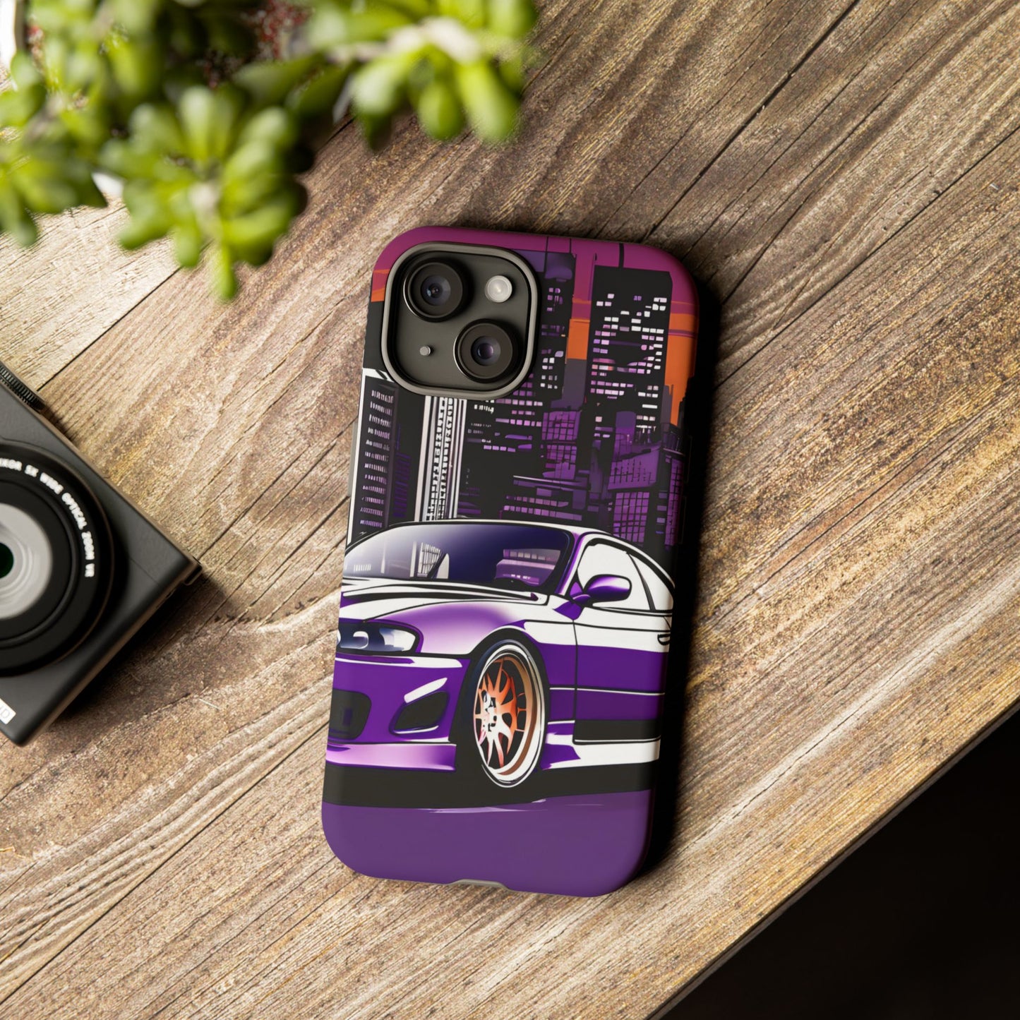 Nissan 240sx S15-Dual Layer Ultra Tough Phone Case iPhone 15 Matte Printify by The Night Shift Automotive Apparel