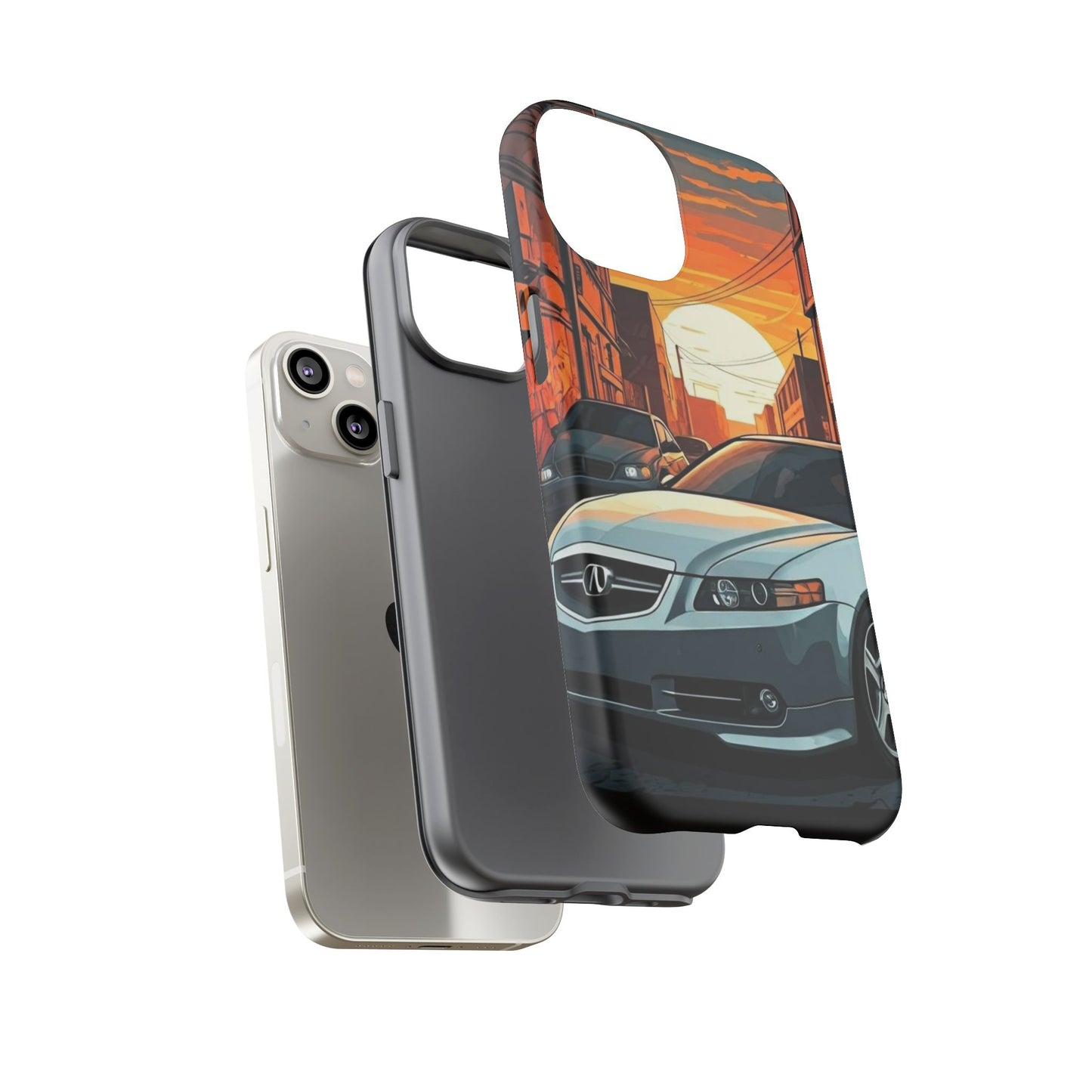 Acura TL Street Life-Dual Layer Ultra Tough Phone Case Printify by The Night Shift Automotive Apparel