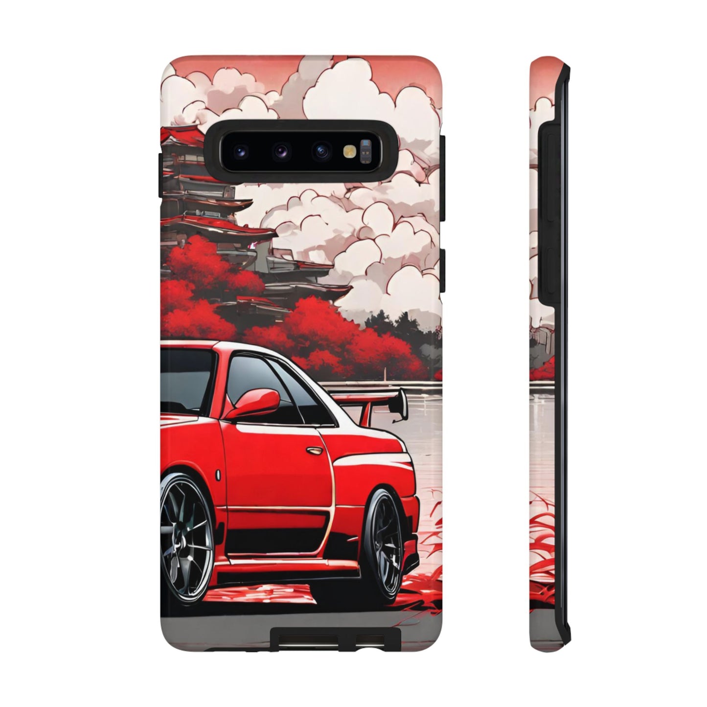 Nissan Skyline R34-Dual Layer Ultra Tough Phone Case Samsung Galaxy S10 Glossy Printify by The Night Shift Automotive Apparel