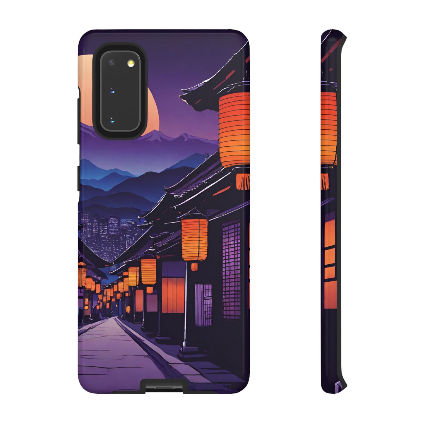 Traditional Japanese Village Countryside-Dual Layer Ultra Tough Phone Case Samsung Galaxy S20 Glossy Printify by The Night Shift Automotive Apparel