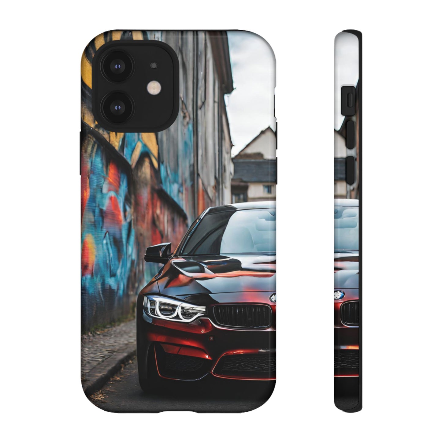 BMW M3/M4-Dual Layer Ultra Tough Phone Case iPhone 12 Glossy Printify by The Night Shift Automotive Apparel