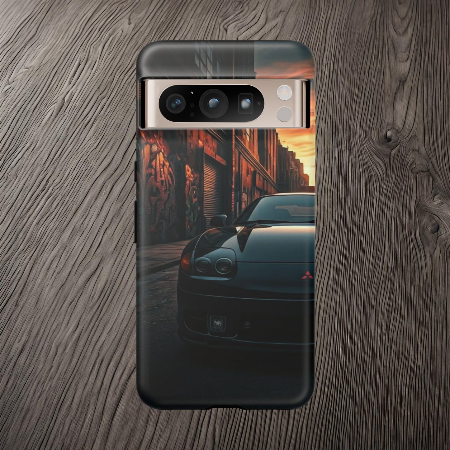 Mitsubishi 3000GT VR4 Street Life-Dual Layer Ultra Tough Phone Case Google Pixel 8 Pro Matte Printify by The Night Shift Automotive Apparel