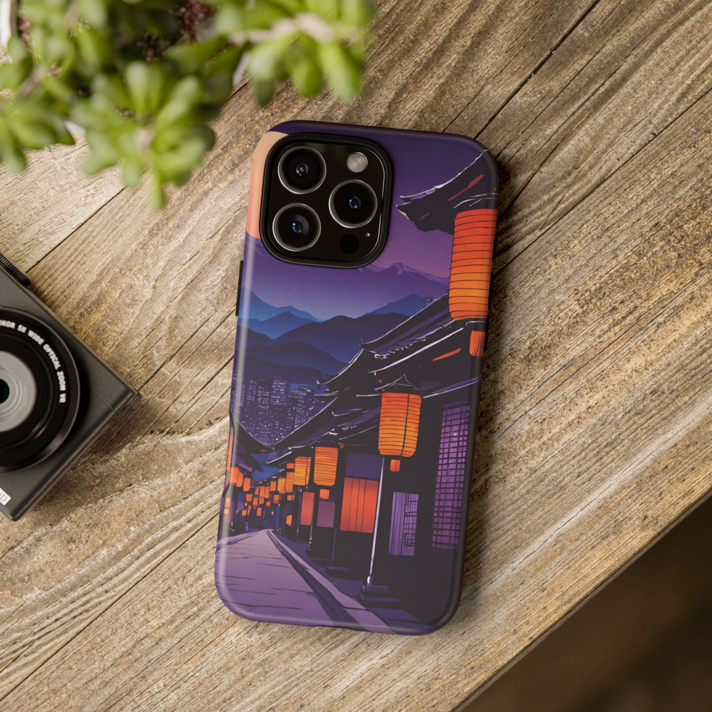 Traditional Japanese Village Countryside-Dual Layer Ultra Tough Phone Case iPhone 16 Pro Max Matte Printify by The Night Shift Automotive Apparel