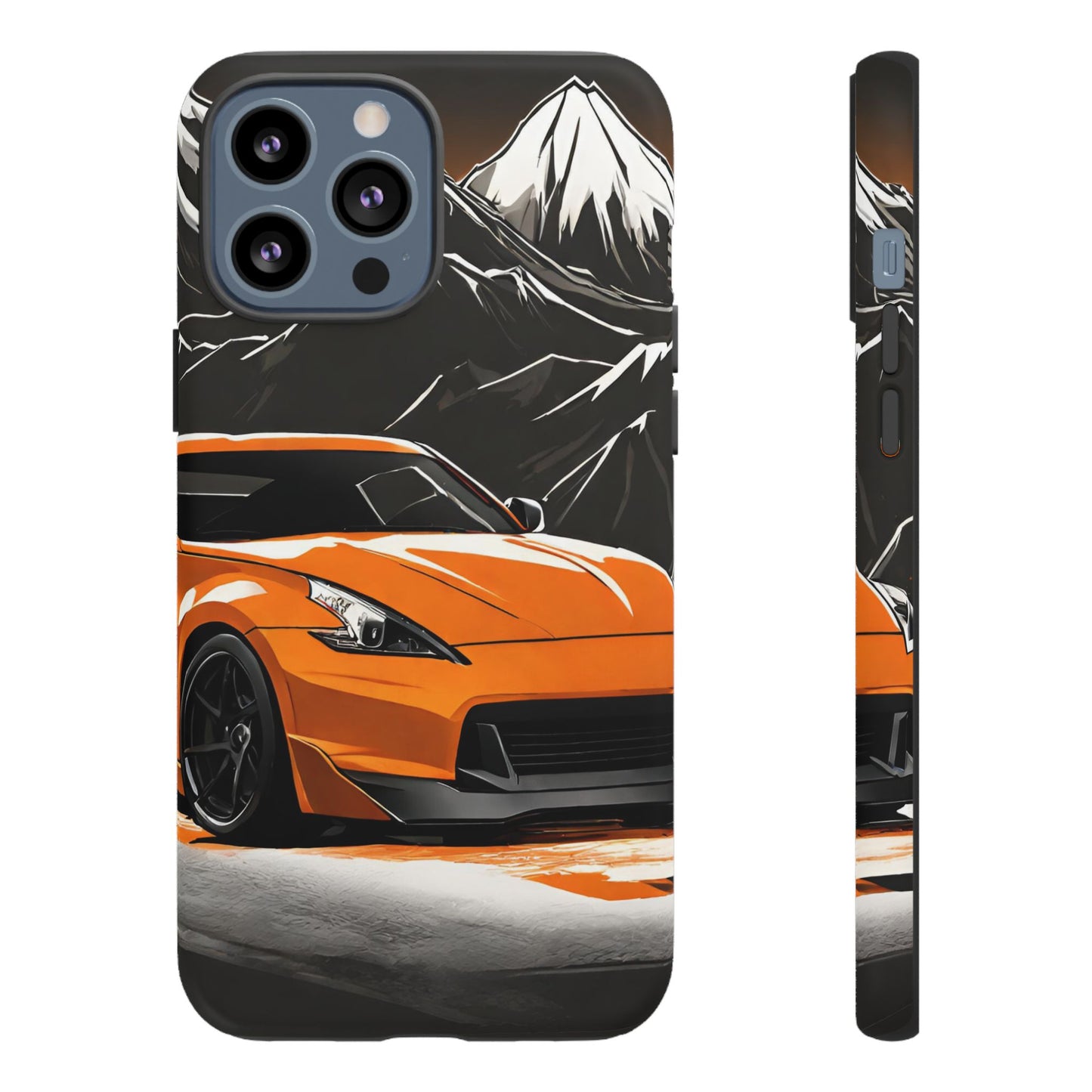 Nissan 370Z Mt Fuji-Dual Layer Ultra Tough Phone Case Printify by The Night Shift Automotive Apparel