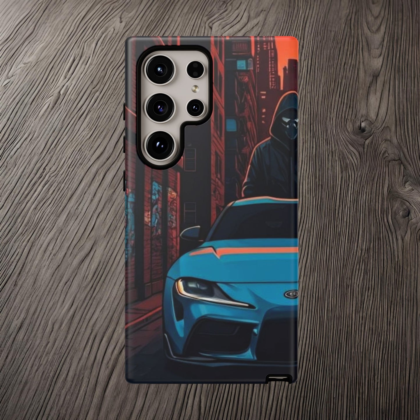 Toyota Supra MK-V Street Life-Dual Layer Ultra Tough Phone Case Samsung Galaxy S24 Ultra Matte Printify by The Night Shift Automotive Apparel