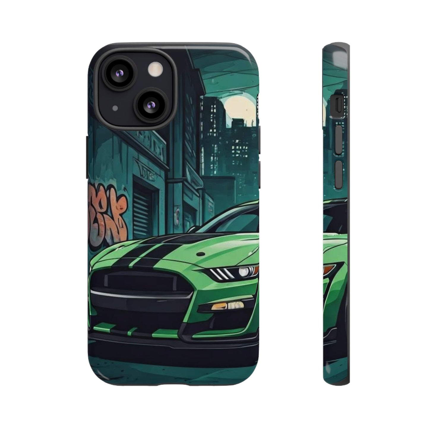 Ford Mustang Shelby GT500 Street Life-Dual Layer Ultra Tough Phone Case Printify by The Night Shift Automotive Apparel