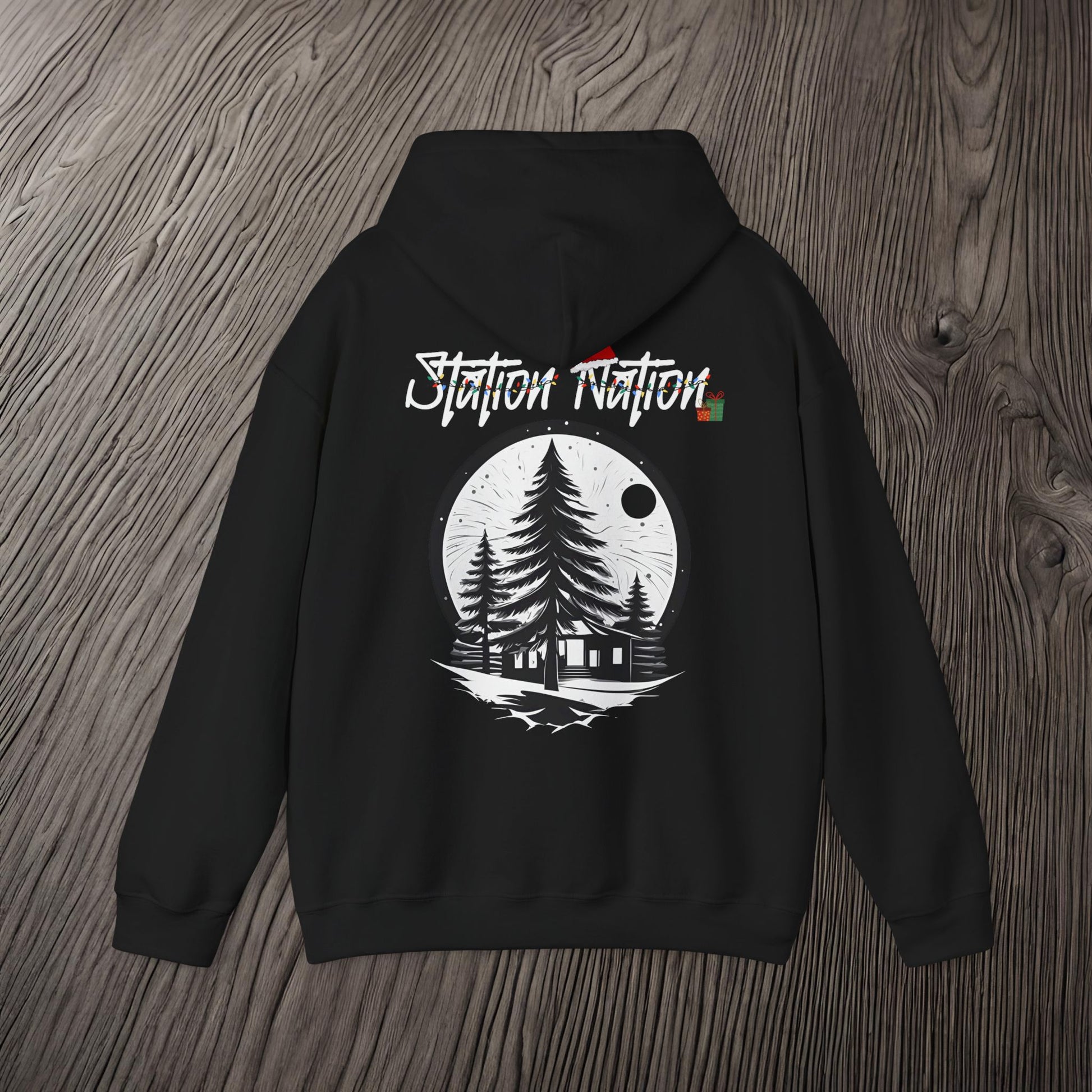 🎁 Christmas Limited Edition Station Nation-Ultra Soft, Premium Hoodie Printify by The Night Shift Automotive Apparel