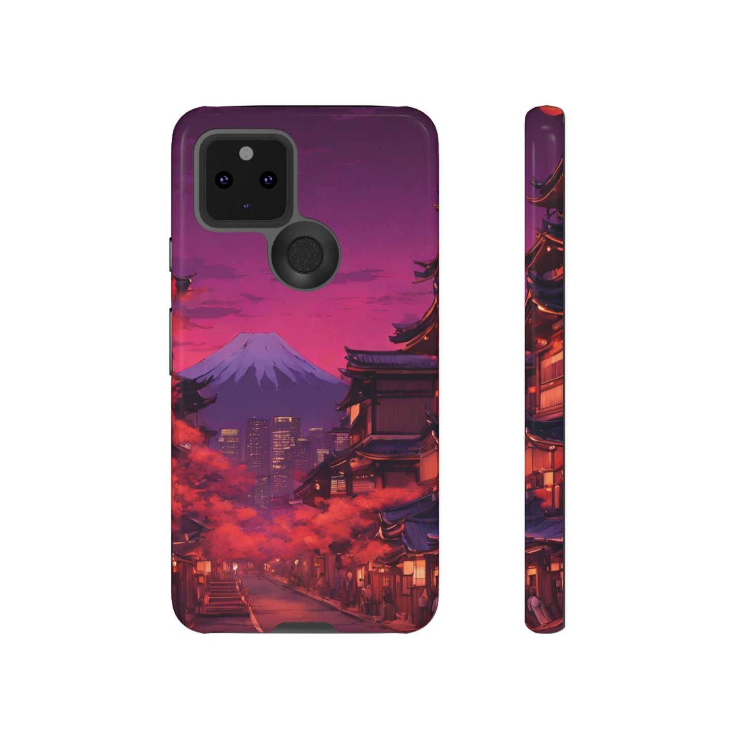 Traditional Japanese Village Countryside-Dual Layer Ultra Tough Phone Case Printify by The Night Shift Automotive Apparel