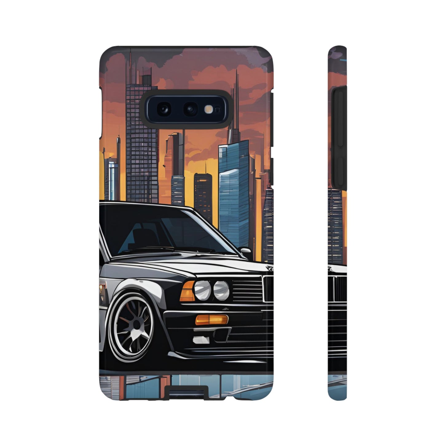 BMW E30 M3-Dual Layer Ultra Tough Phone Case Samsung Galaxy S10E Glossy Printify by The Night Shift Automotive Apparel