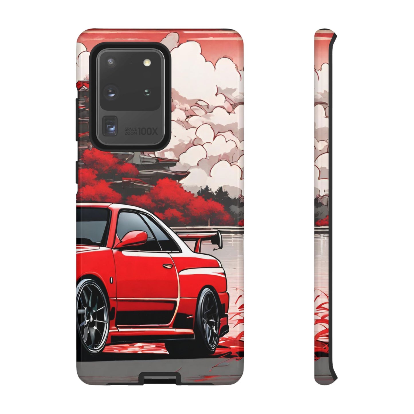 Nissan Skyline R34-Dual Layer Ultra Tough Phone Case Samsung Galaxy S20 Ultra Glossy Printify by The Night Shift Automotive Apparel
