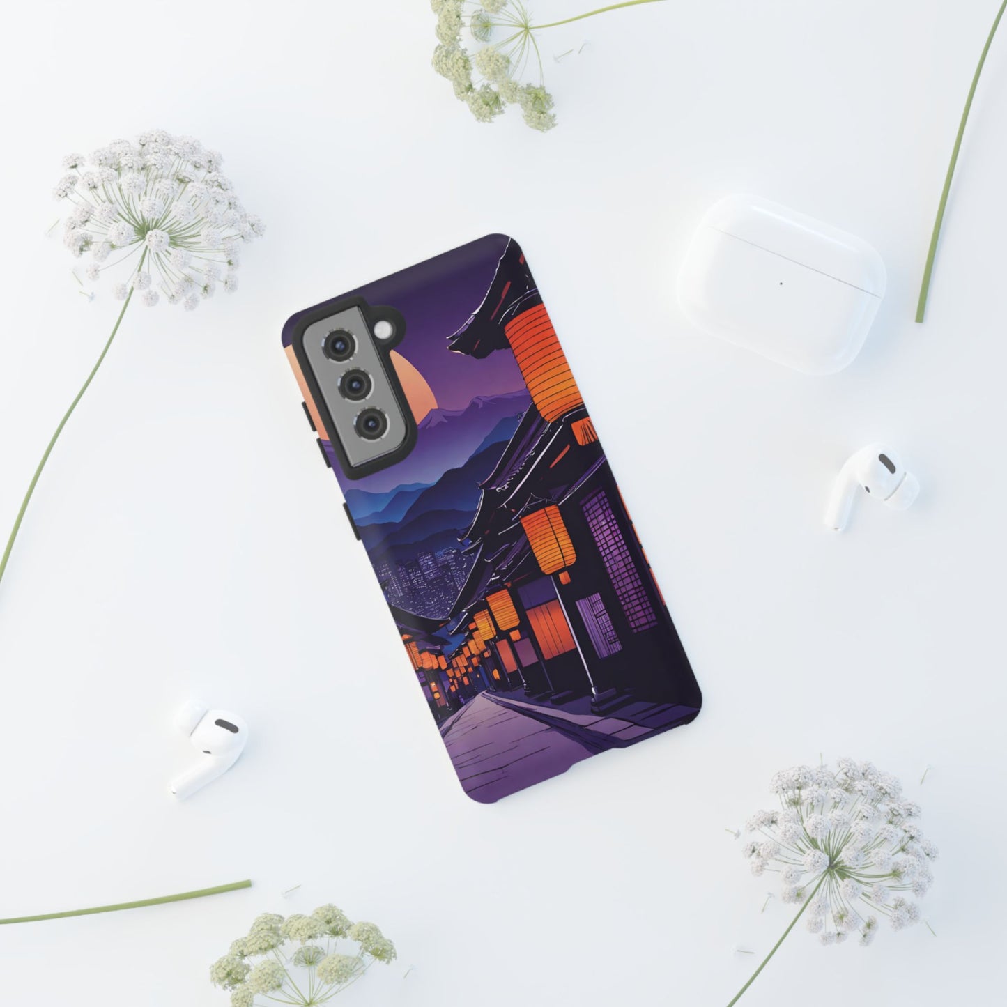 Traditional Japanese Village Countryside-Dual Layer Ultra Tough Phone Case Printify by The Night Shift Automotive Apparel