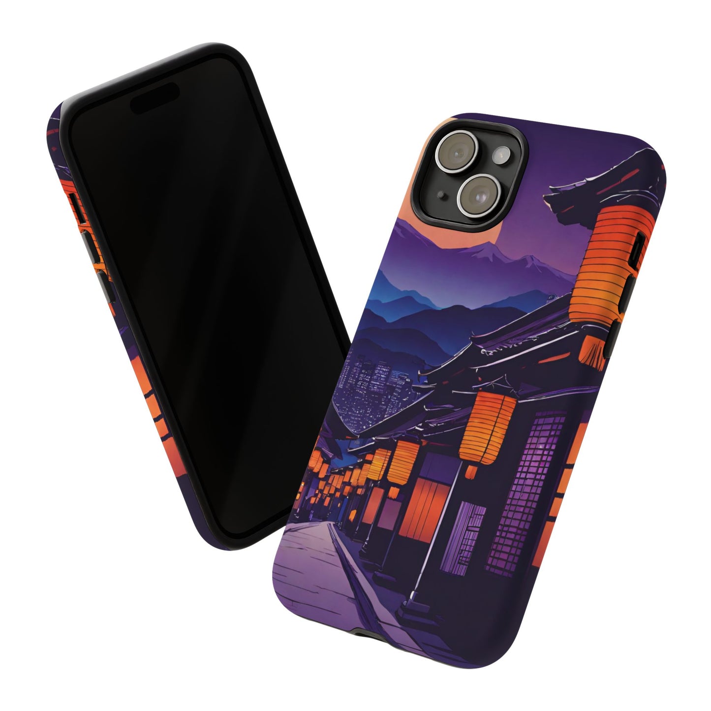 Traditional Japanese Village Countryside-Dual Layer Ultra Tough Phone Case Printify by The Night Shift Automotive Apparel