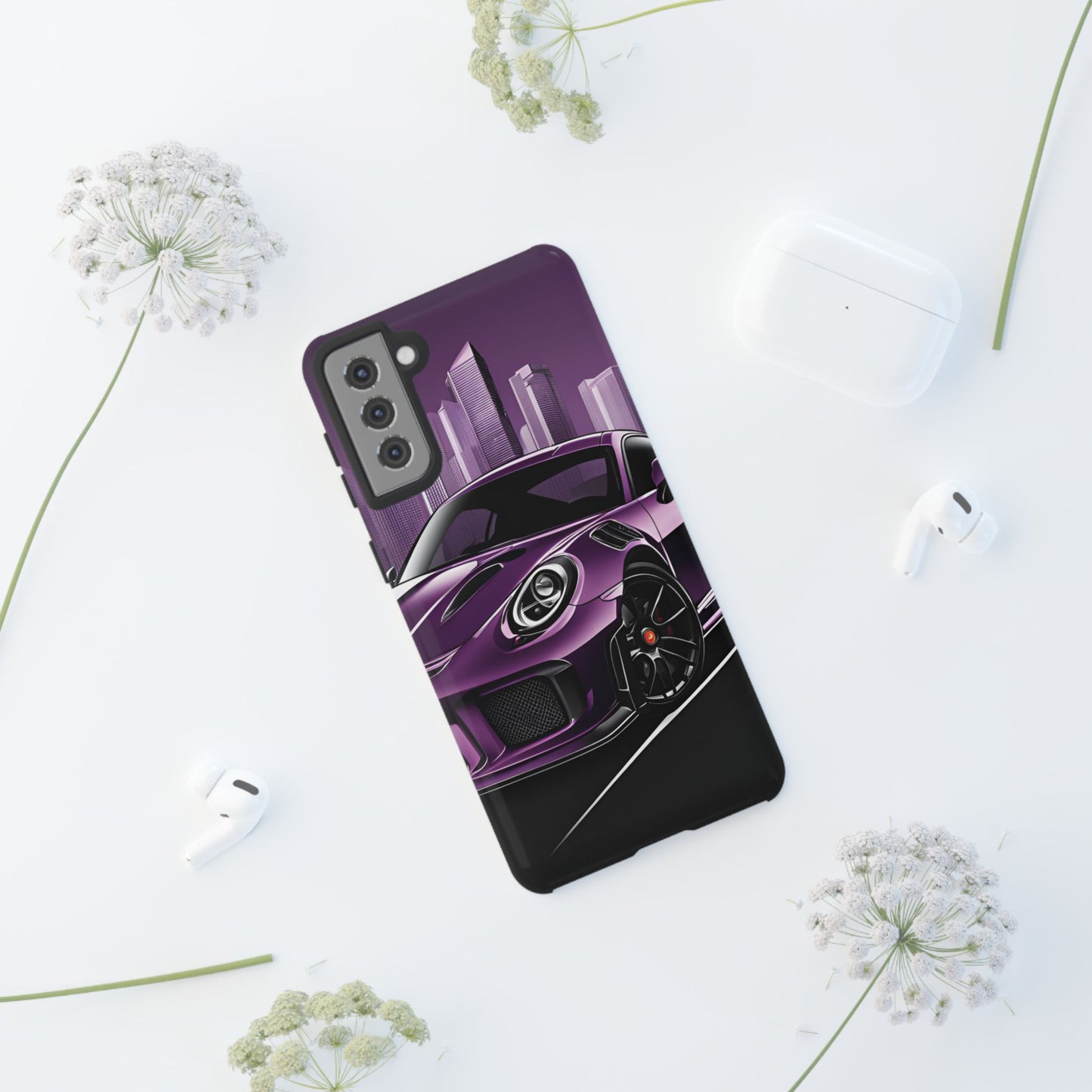 Porsche 911 GT3 RS-Dual Layer Ultra Tough Phone Case Printify by The Night Shift Automotive Apparel