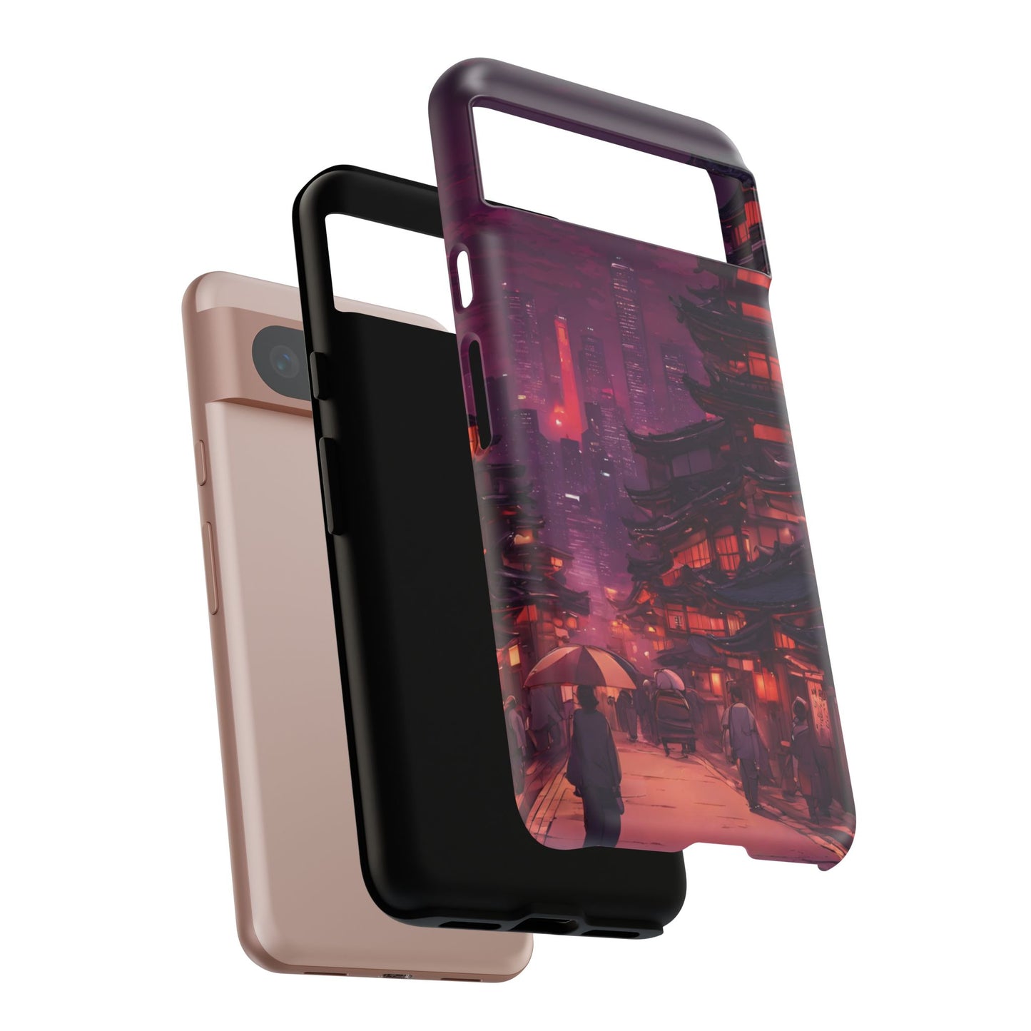 Traditional Japanese Village Countryside-Dual Layer Ultra Tough Phone Case Printify by The Night Shift Automotive Apparel