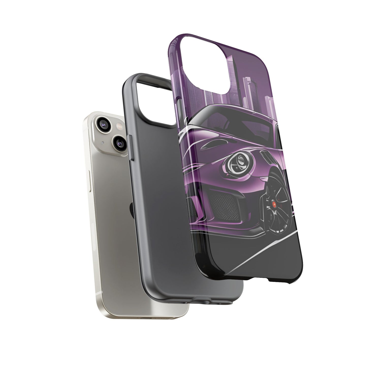 Porsche 911 GT3 RS-Dual Layer Ultra Tough Phone Case Printify by The Night Shift Automotive Apparel