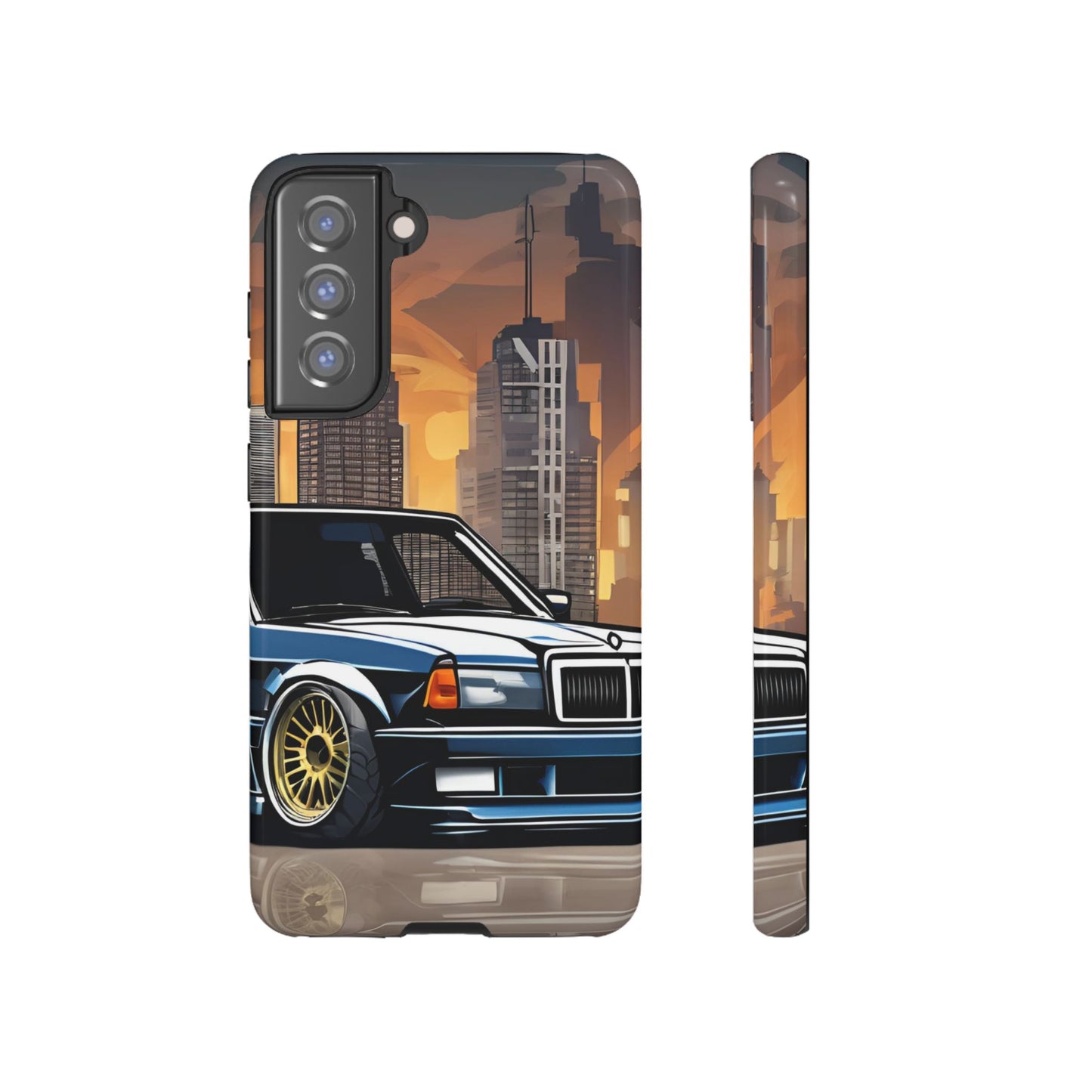 Mercedes Benz 190e Evo-Dual Layer Ultra Tough Phone Case Printify by The Night Shift Automotive Apparel
