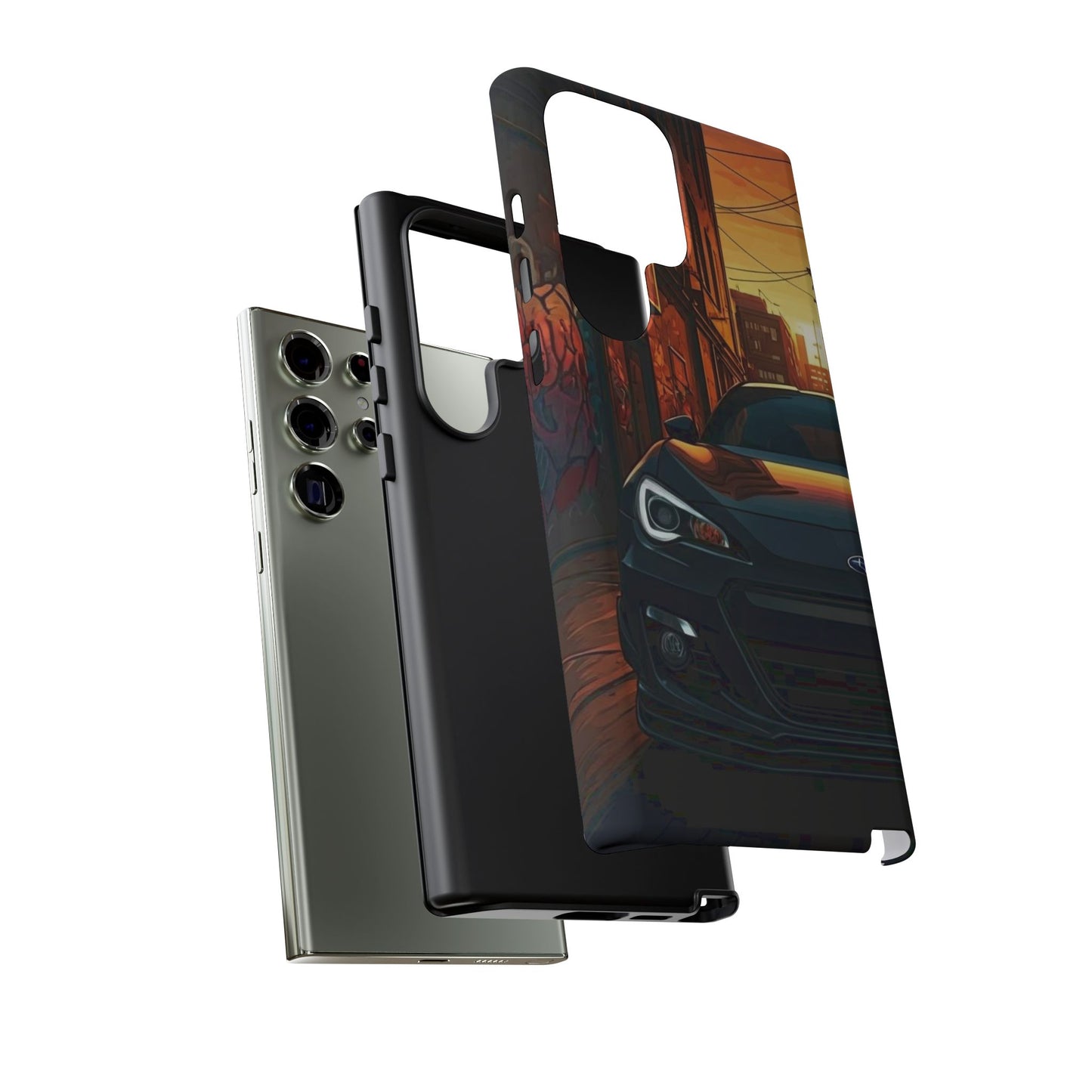 Subaru BRZ Street Life-Dual Layer Ultra Tough Phone Case Printify by The Night Shift Automotive Apparel