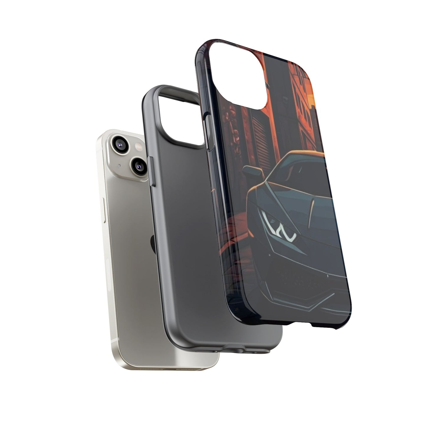 Lamborghini Huracan Street Life-Dual Layer Ultra Tough Phone Case Printify by The Night Shift Automotive Apparel