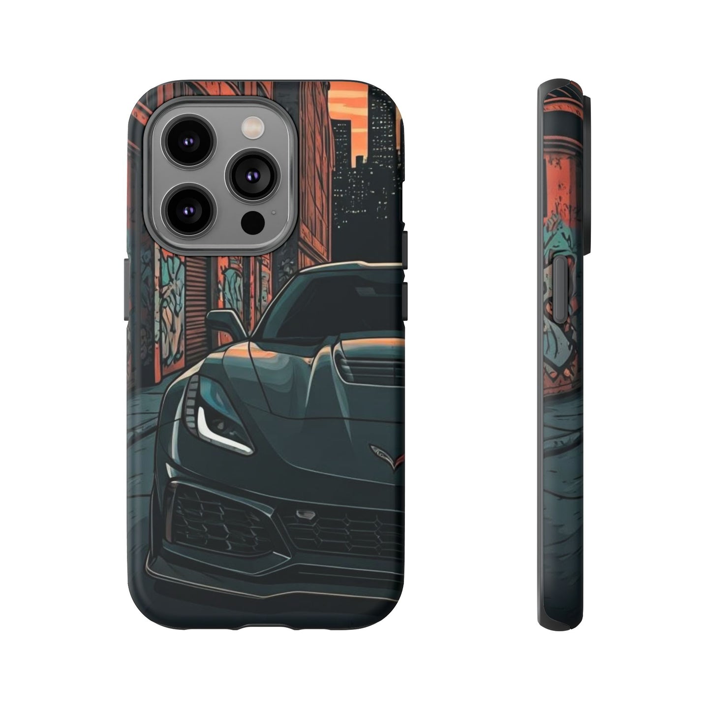 Chevy Corvette C7 Street Life-Dual Layer Ultra Tough Phone Case Printify by The Night Shift Automotive Apparel