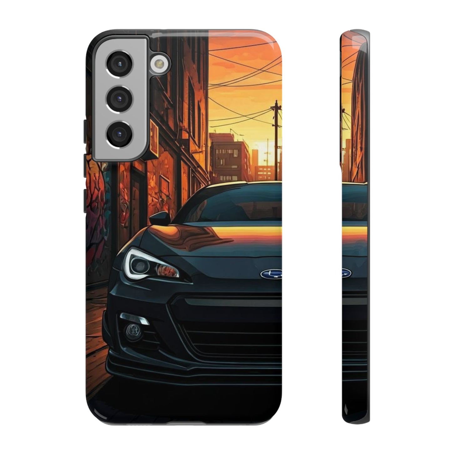 Subaru BRZ Street Life-Dual Layer Ultra Tough Phone Case Printify by The Night Shift Automotive Apparel