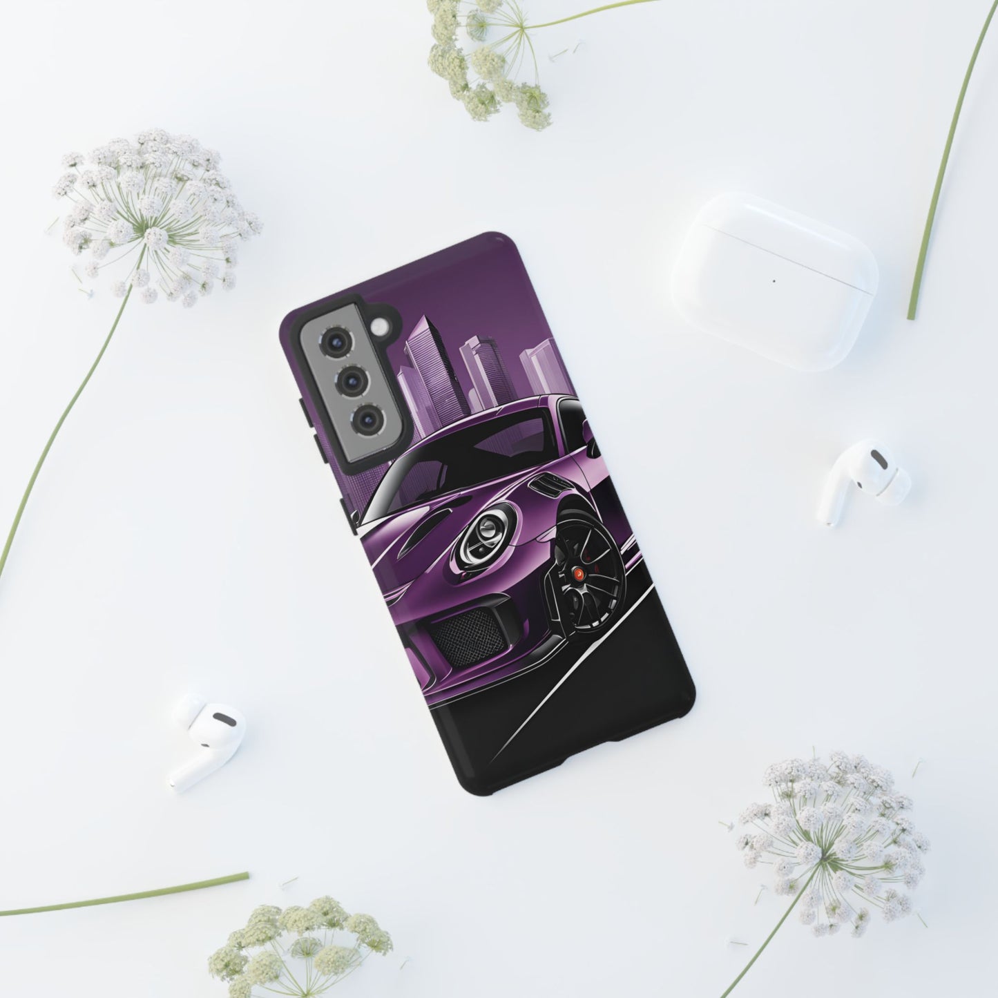 Porsche 911 GT3 RS-Dual Layer Ultra Tough Phone Case Printify by The Night Shift Automotive Apparel