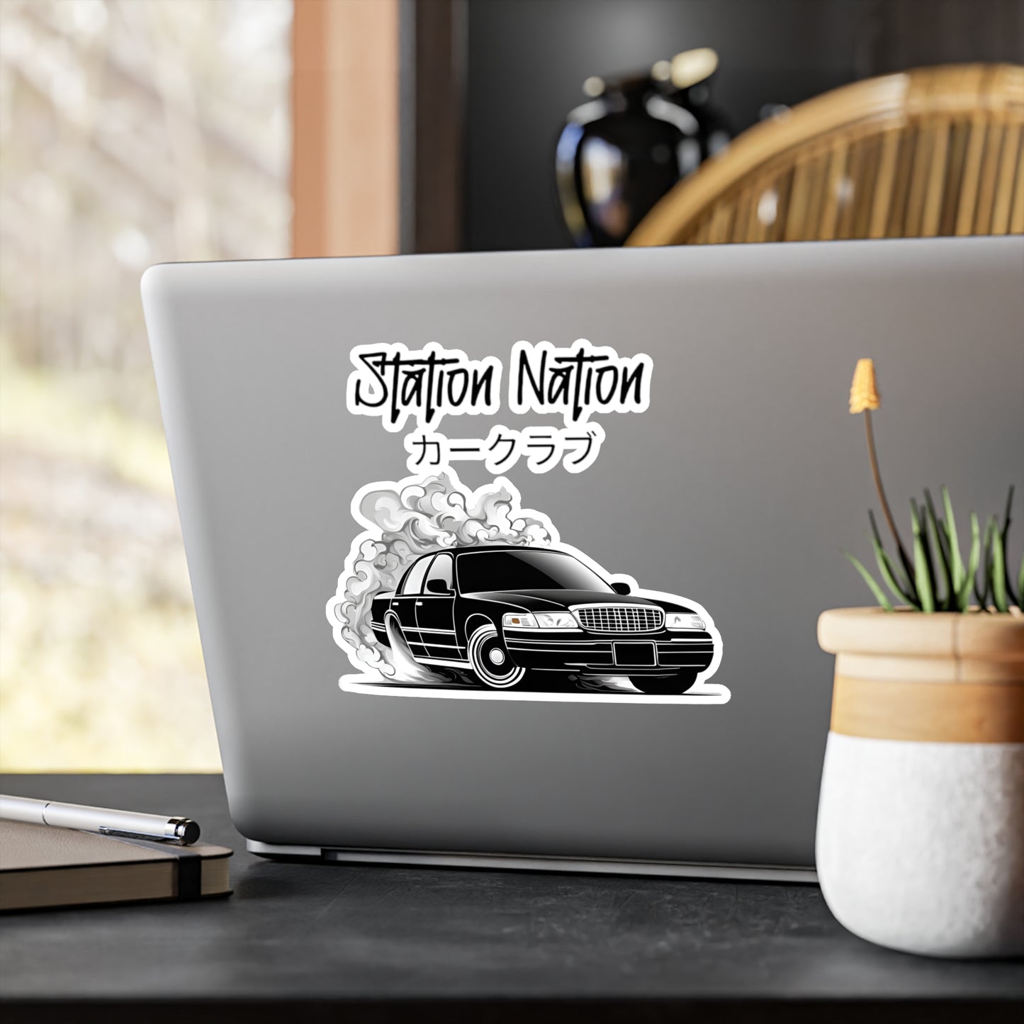 Kiss-Cut Vinyl Decals Printify by The Night Shift Automotive Apparel
