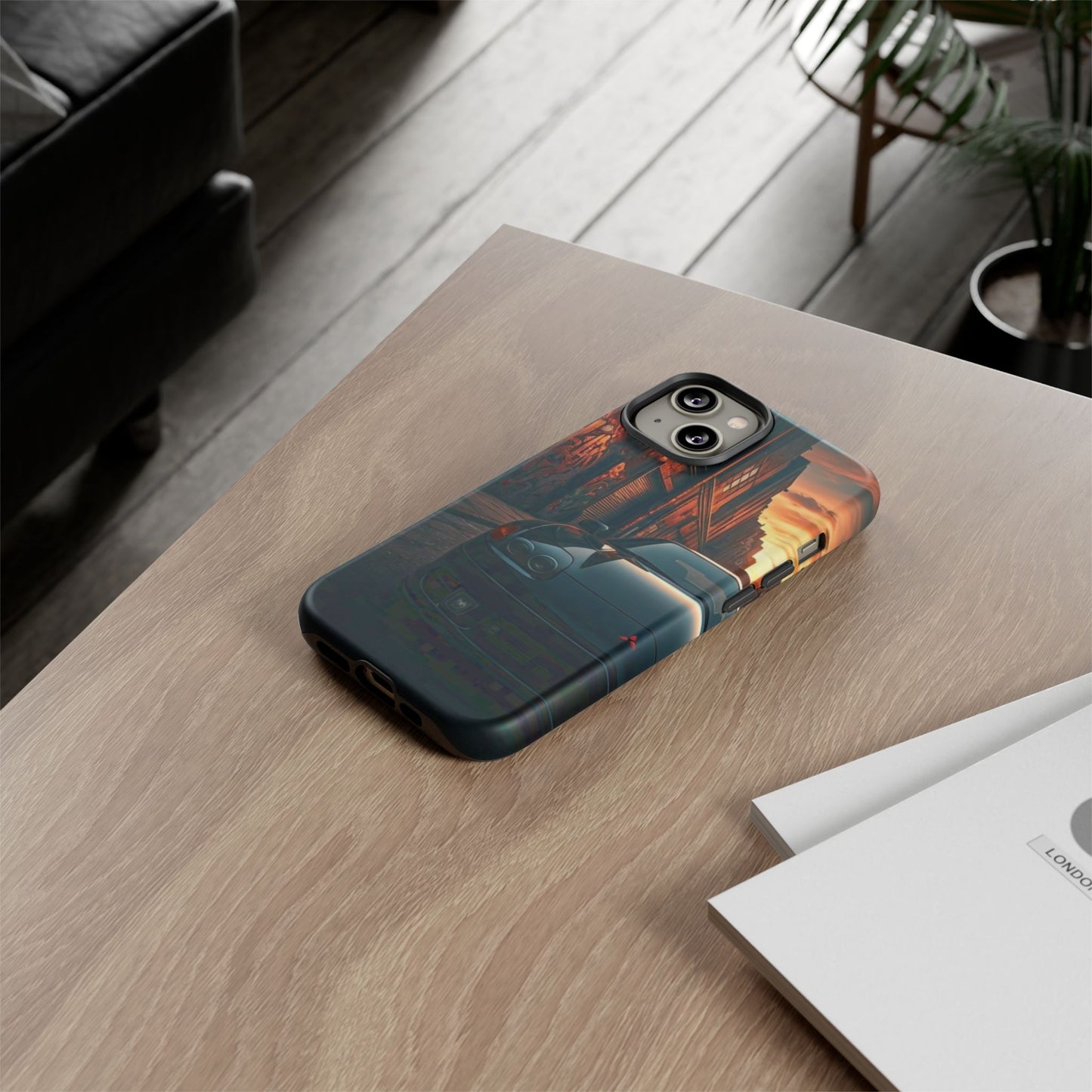 Mitsubishi 3000GT VR4 Street Life-Dual Layer Ultra Tough Phone Case iPhone 14 Matte Printify by The Night Shift Automotive Apparel