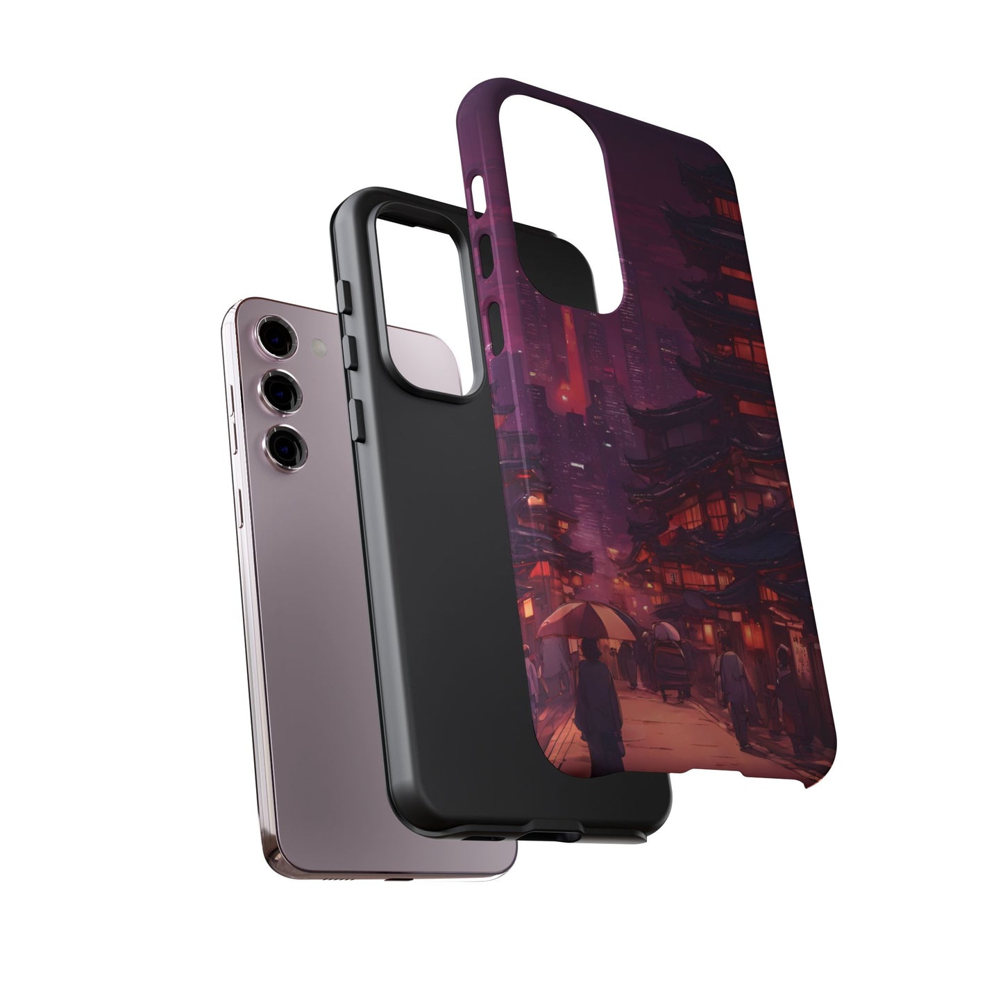 Traditional Japanese Village Countryside-Dual Layer Ultra Tough Phone Case Printify by The Night Shift Automotive Apparel
