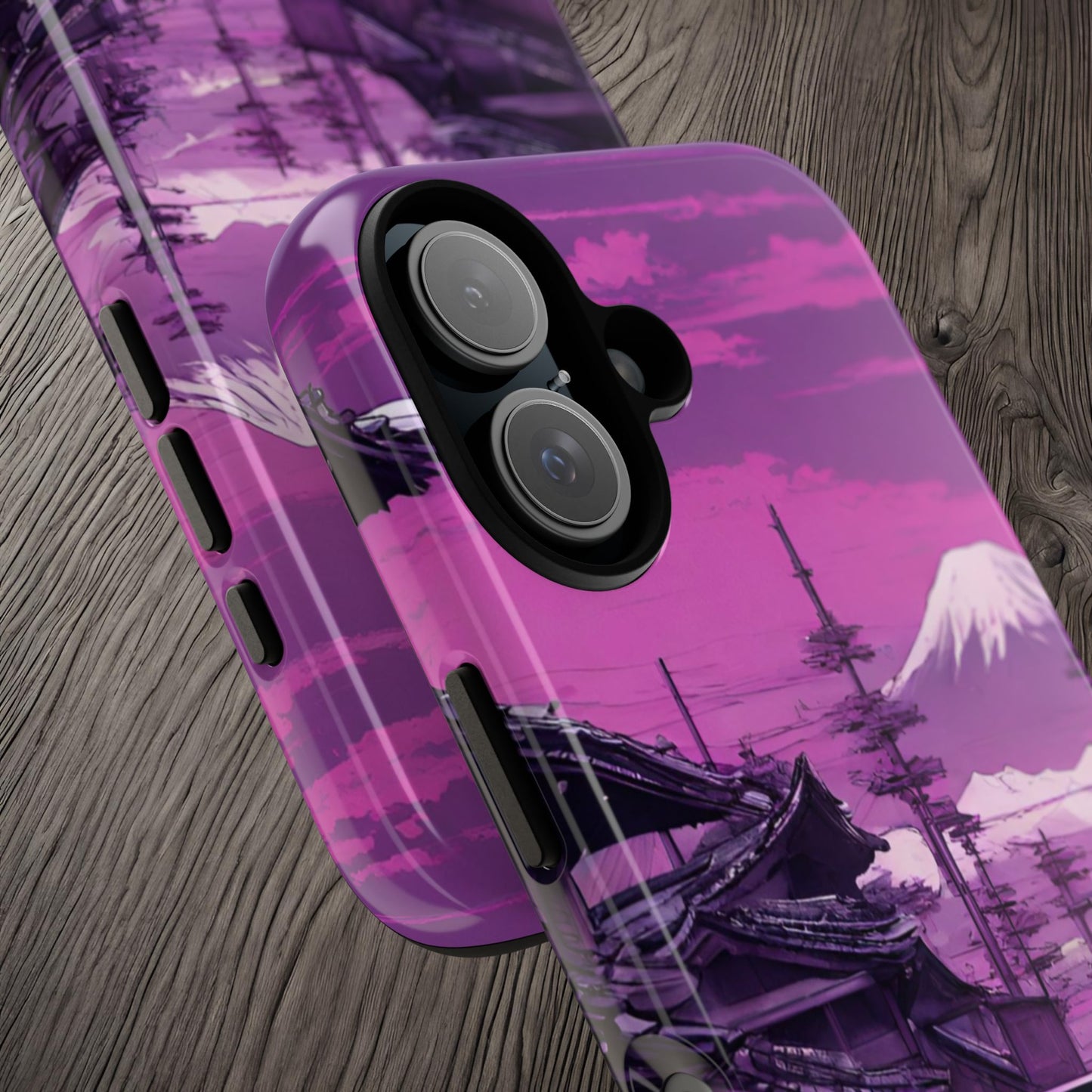 Nissan Skyline R34 Mt Fuji-Dual Layer Ultra Tough Phone Case Printify by The Night Shift Automotive Apparel