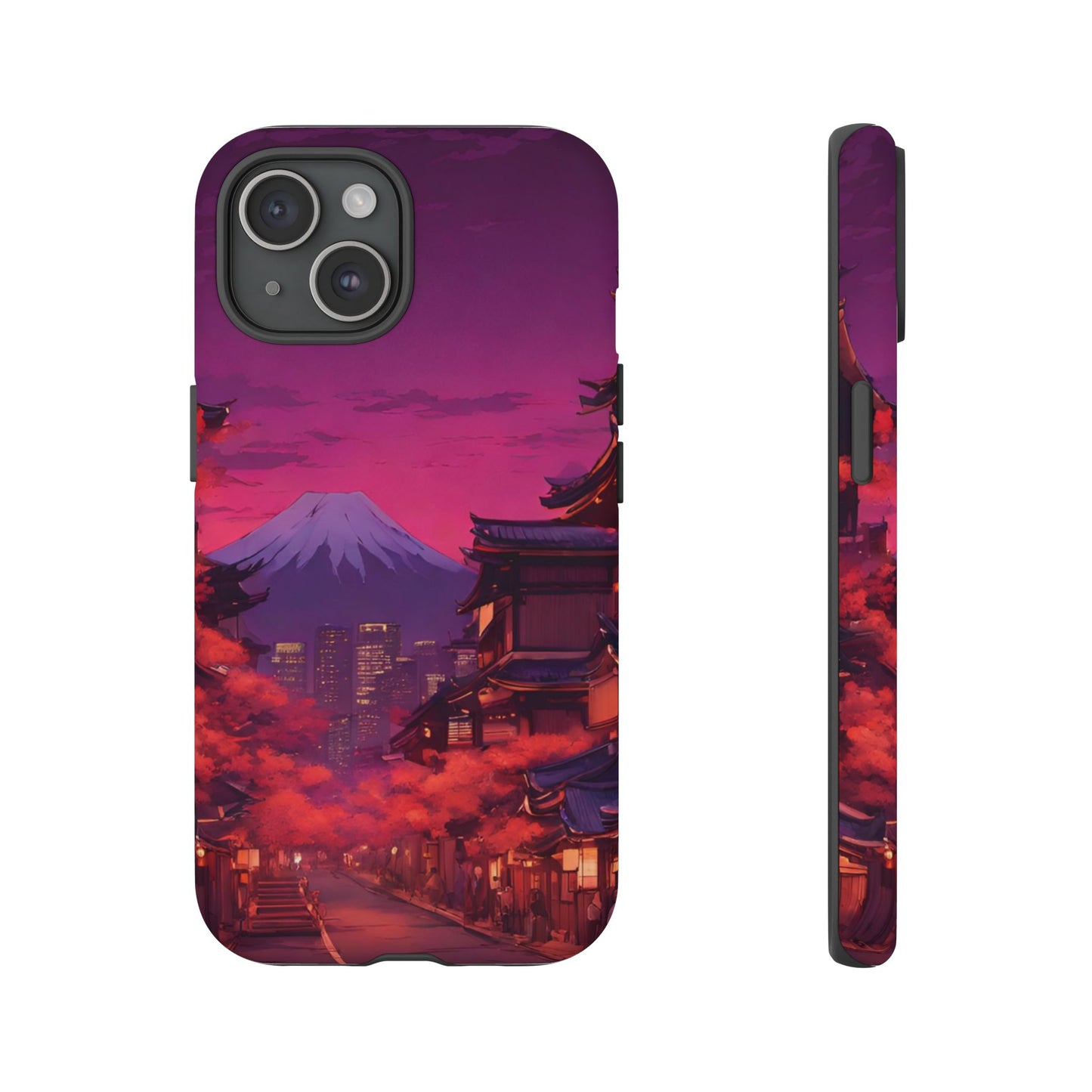 Traditional Japanese Village Countryside-Dual Layer Ultra Tough Phone Case Printify by The Night Shift Automotive Apparel