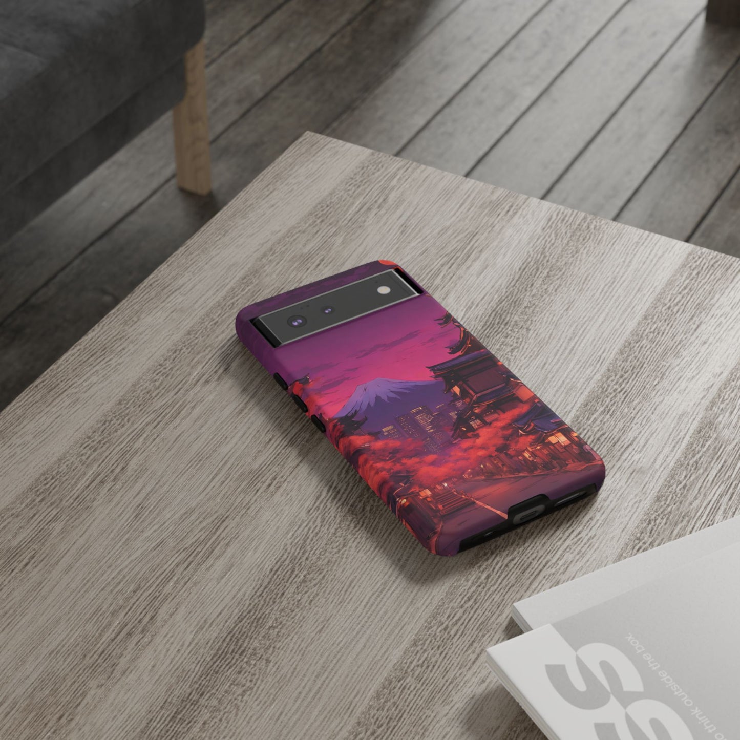 Traditional Japanese Village Countryside-Dual Layer Ultra Tough Phone Case Google Pixel 6 Matte Printify by The Night Shift Automotive Apparel