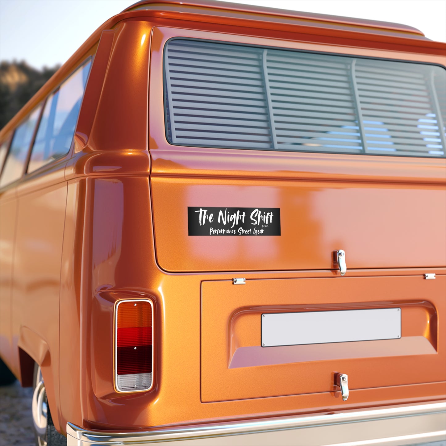 The Night Shift-Bumper Sticker Printify by The Night Shift Automotive Apparel