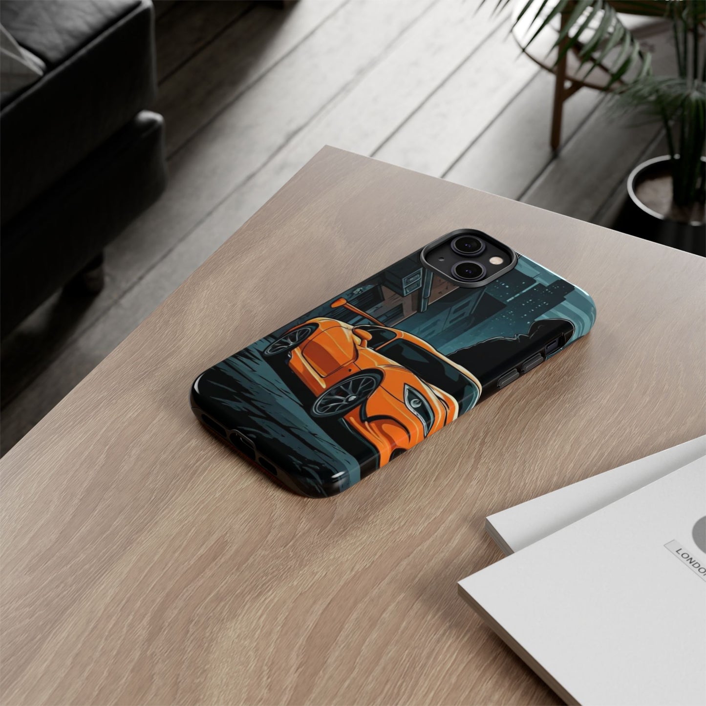 Dodge Viper SRT-10 Street Life-Dual Layer Ultra Tough Phone Case iPhone 14 Plus Glossy Printify by The Night Shift Automotive Apparel