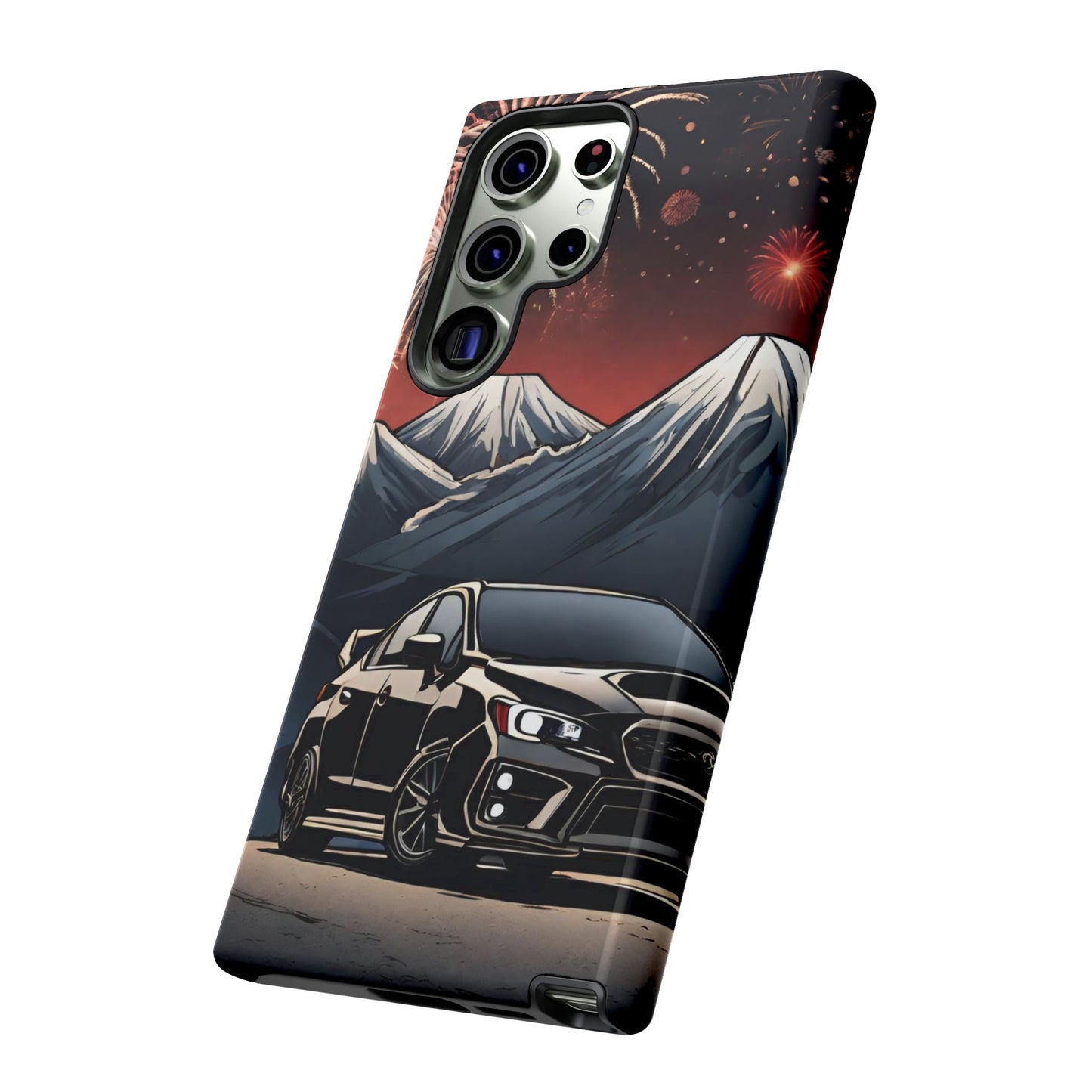 Subaru WRX/STI Fireworks-Dual Layer Ultra Tough Phone Case Printify by The Night Shift Automotive Apparel