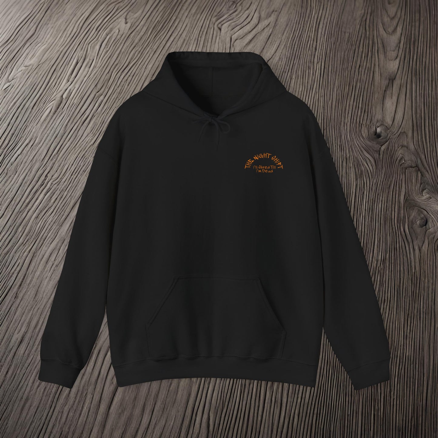 Death Trap Shred 'Till I'm Dead-Ultra Soft, Premium Hoodie Printify by The Night Shift Automotive Apparel