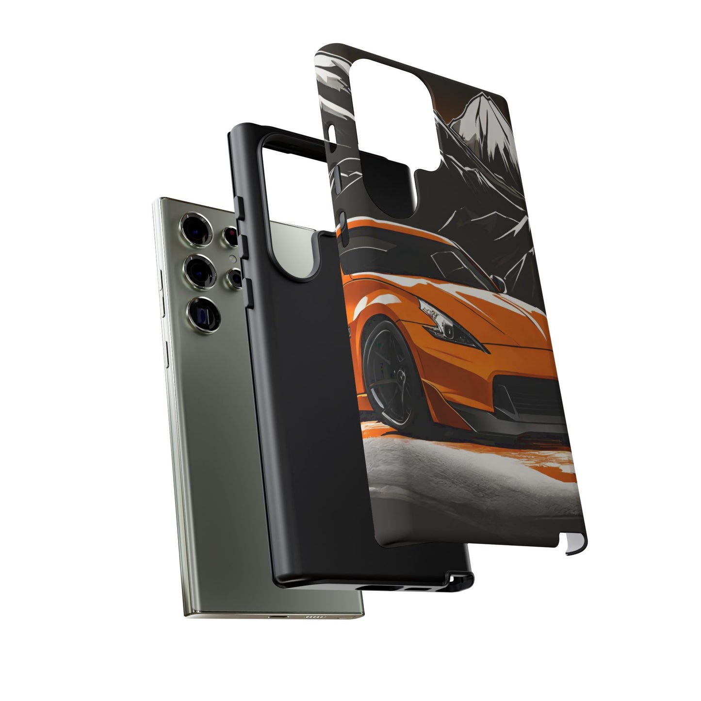 Nissan 370Z Mt Fuji-Dual Layer Ultra Tough Phone Case Printify by The Night Shift Automotive Apparel