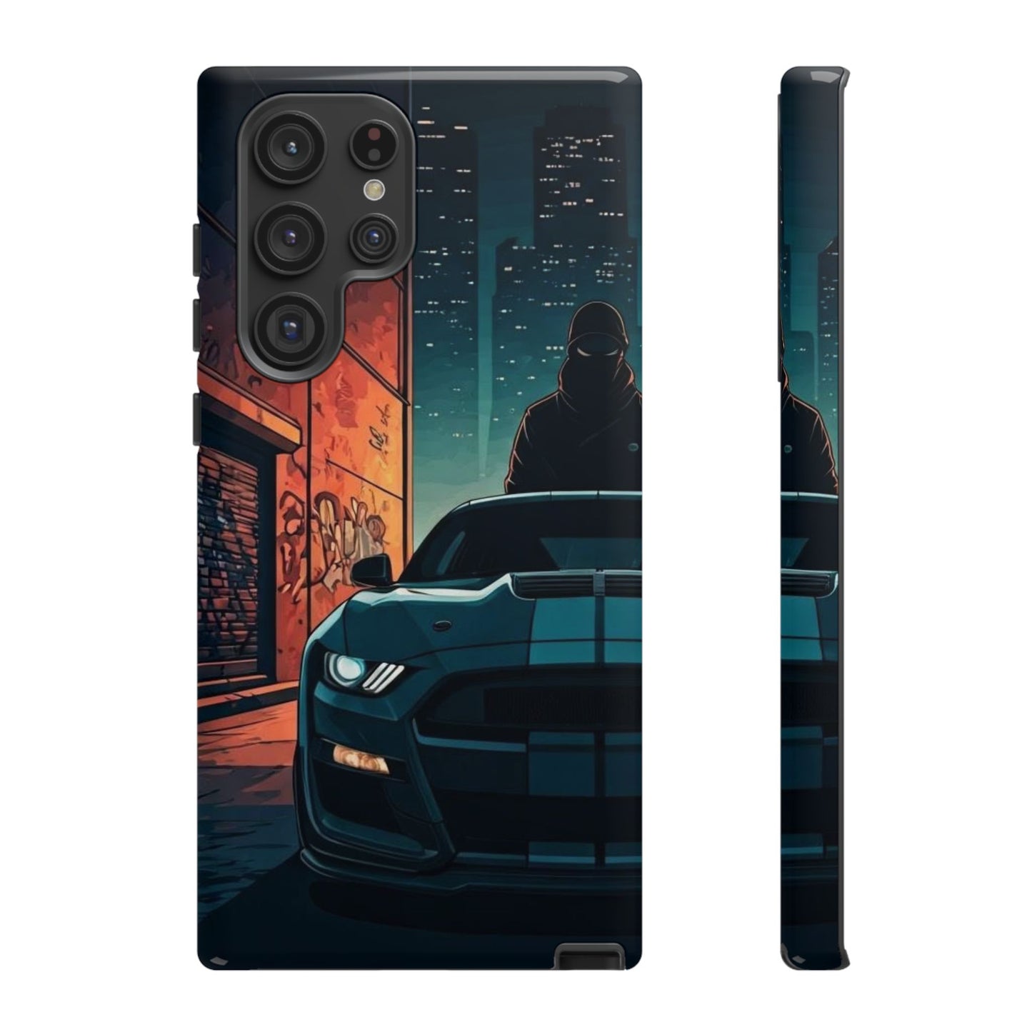 Ford Mustang Shelby GT350 Street Life-Dual Layer Ultra Tough Phone Case Printify by The Night Shift Automotive Apparel