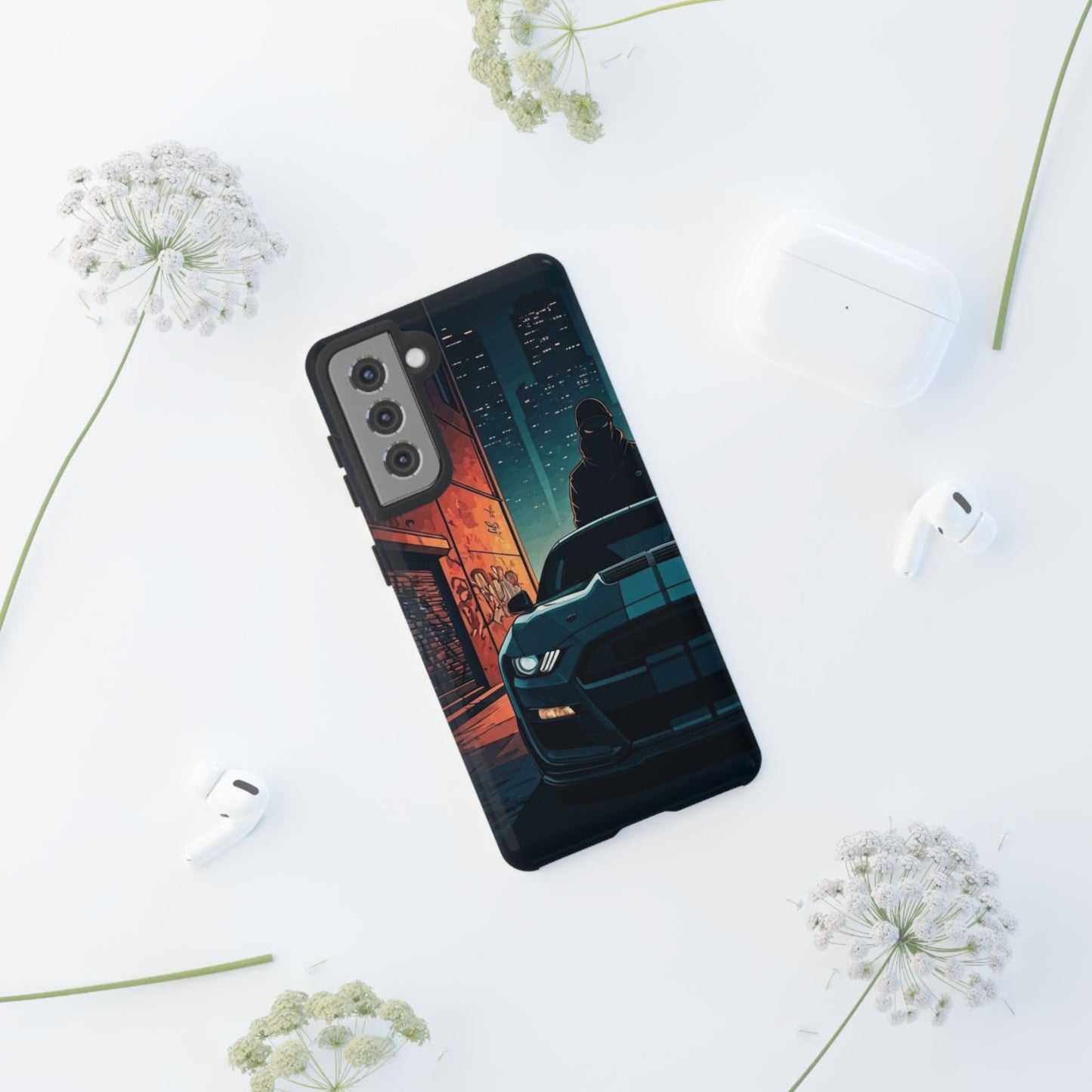 Ford Mustang Shelby GT350 Street Life-Dual Layer Ultra Tough Phone Case Printify by The Night Shift Automotive Apparel
